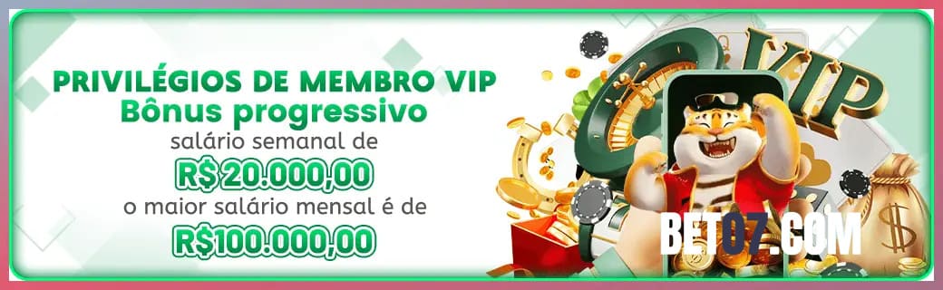 BET07 bônus — cashback 15 por cento e níveis VIP